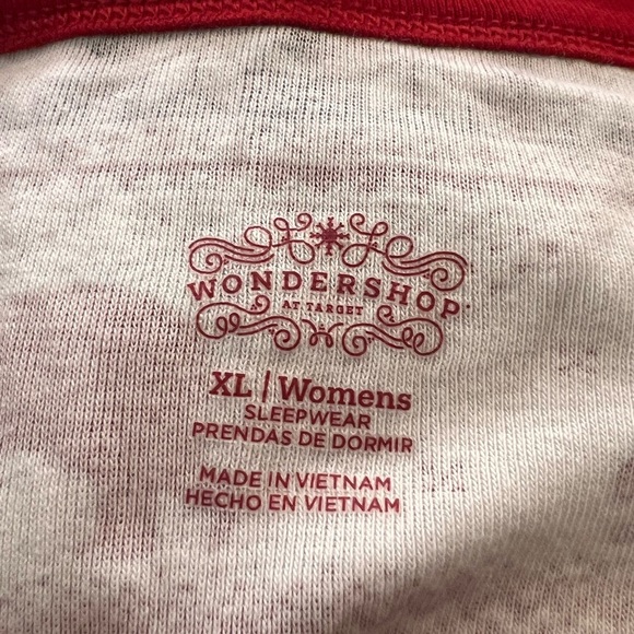 Wondershop Red and White Nordic Pajama Set XL - Picture 3 of 5